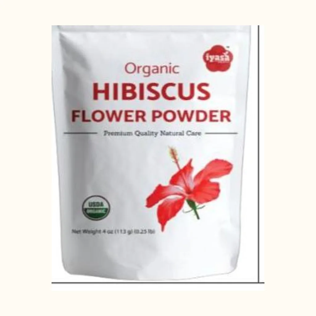 Organic Hibiscus Flower Powder, Iyasa